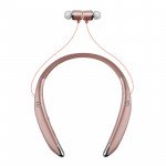 Wholesale Premium Sports Over the Neck Wireless Bluetooth Stereo Headset V8 (Rose Gold)